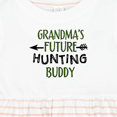 thumbnail image 4 of Inktastic Grandmas Future Hunting Buddy Girls Baby Dress, 4 of 5