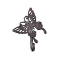 thumbnail image 1 of Gancho de pared decorativo Gancho para llaves Montaje en pared Soporte de estilo retro Colgando Perchero resistente Soporte para toallas para llaves Mariposa, 1 of 8