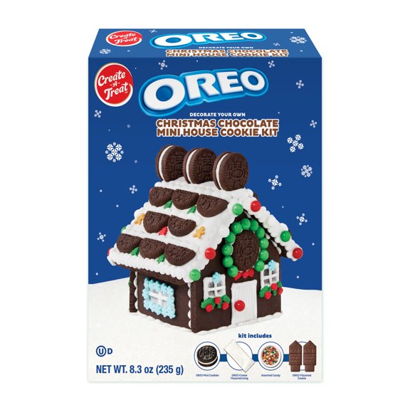 Holiday Create A Treat OREO® Chocolate Mini Cookie House, Small, 8.3 oz, 1 Count
