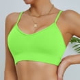 thumbnail image 2 of Krdevn Women's Seamless Sports Bra Wireless Shockproof Yoga Bra with Adjustable Straps,S, 2 of 6