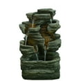 thumbnail image 1 of Hi-Line Gift Multi-Leveled Water Fountain Outdoor W/LEDs Garden Decoration, 1 of 5