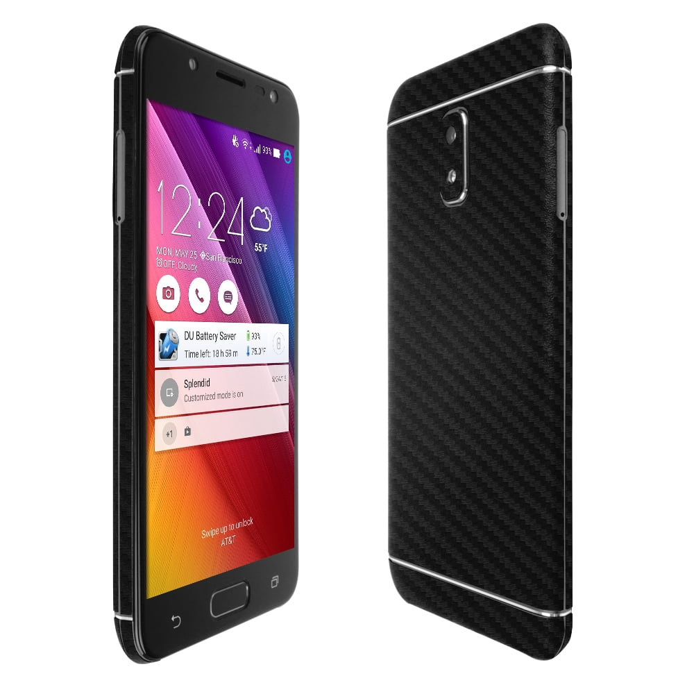 Skinomi TechSkin - Carbon Fiber Skin & Screen Protector for Asus ZenFone V Live Skinomi TechSkin - Carbon Fiber Skin & Screen Protector for Asus ZenFone V Live