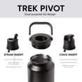 thumbnail image 2 of Botella de agua Simple Modern Trek Pivot de acero inoxidable de 1,9 L, 2 of 7
