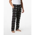 thumbnail image 4 of Real Essentials 3 Pack: Men's Fleece Pajama Pants Loungewear Soft Pj Bottoms Sleepwear Pockets (Big & Tall Available), 4 of 7