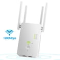 thumbnail image 2 of Repetidor/enrutador/extensor WiFi 5G inalámbrico AC1200 de doble banda, amplificador de señal, punto de acceso WiFi de largo alcance de 1200 Mbps 802.11AC, 2 of 5