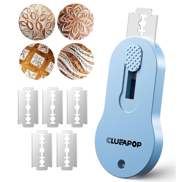 Bread Lame CLUEAPOP Magnetic Professional con 5 cuchillas de afeitar