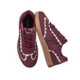 thumbnail image 4 of LUCKY STEP Womens Fashion Sneakers with Bow Detail Comfort Casual Shoes,Burgundy, 4 of 6
