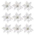 thumbnail image 1 of 36pcs adornos de flores de Navidad brillo adorno de flores artificiales para árbol, 1 of 5