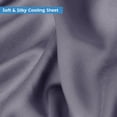 thumbnail image 4 of Marquess 100% Bamboo Cooling 4 Piece Sheet Set,Full Size Dark Grey Color, 4 of 6