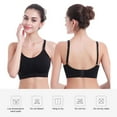 thumbnail image 6 of Hands Free Pumping Bra - Comfortable Breathable Nursing Bra U Shape Bra Extender Adjustable Straps Compatible with All Breast Pumps Easy to Clean for Postpartum Breastfeeding Use, 6 of 7