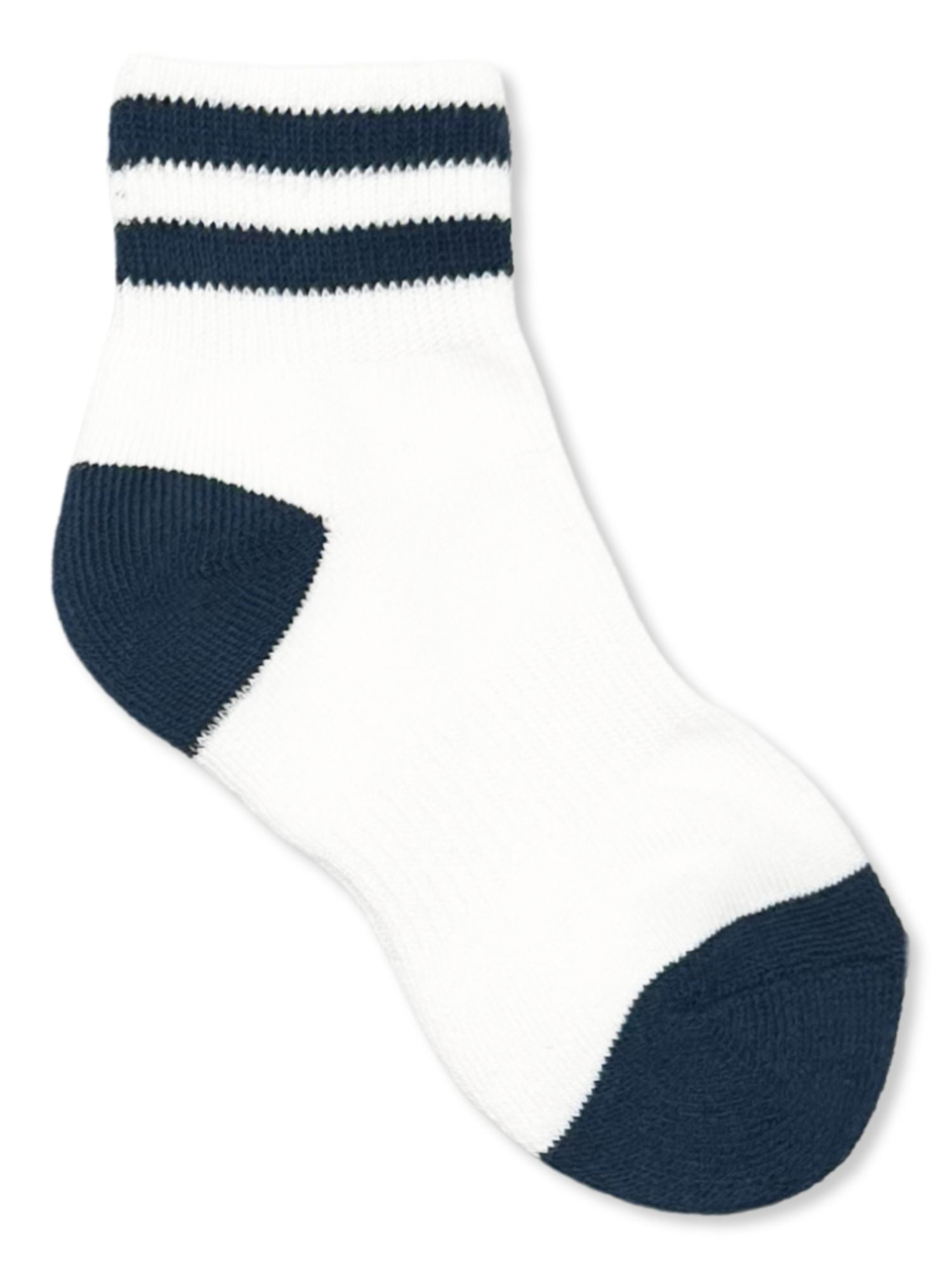 Wonder Nation Boys Sport Ankle Socks, 6-Pack, Sizes S-L