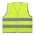 thumbnail image 6 of GOGO High Visibility Kids Safety Vest for Construction Costume, Fits Age from 3 to 15-Neon Green-M, 6 of 7