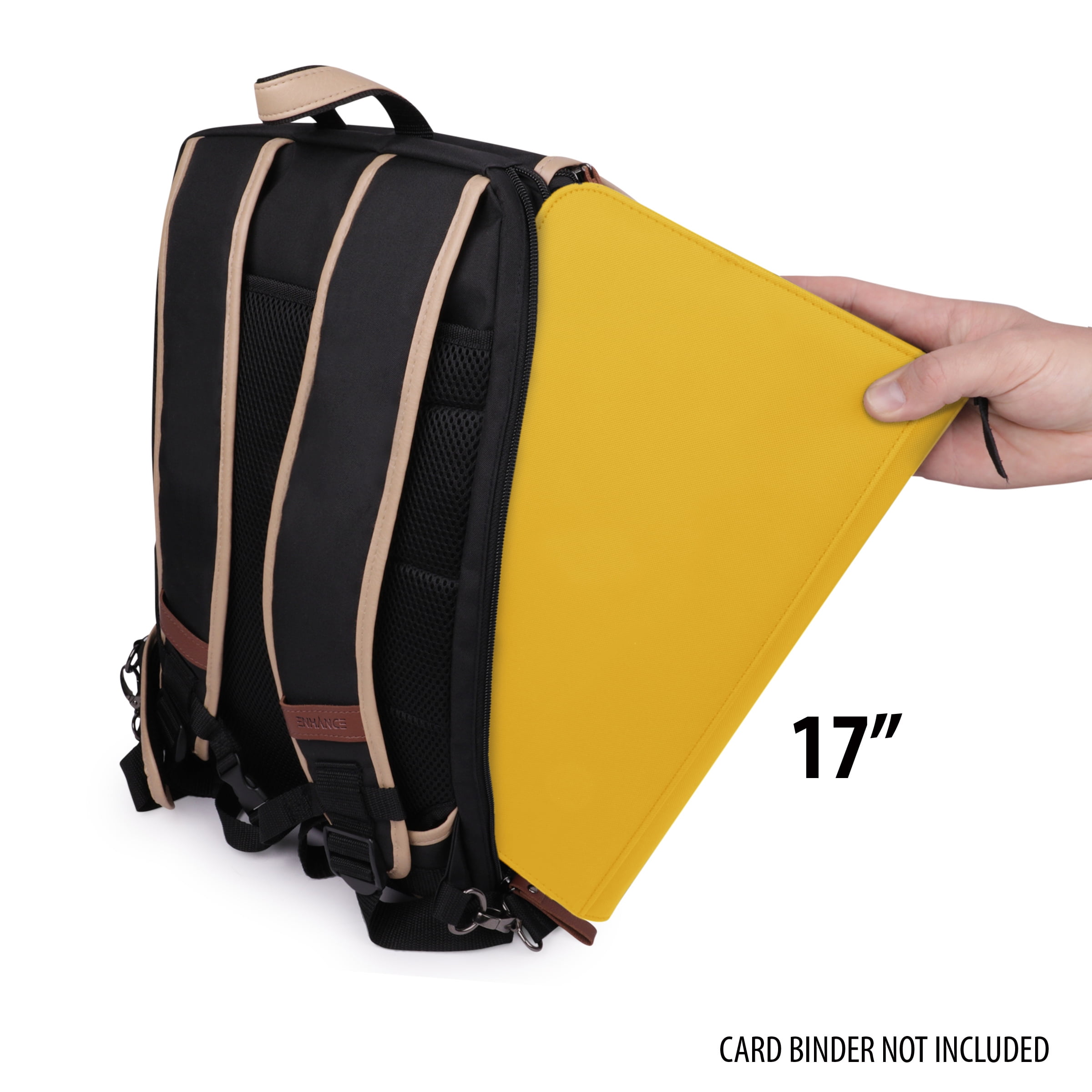 ENHANCE Full-Size Trading Card Storage Box Backpack for 15.6 ENHANCE Full-Size Trading Card Storage Box Backpack for 15.6