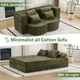 thumbnail image 6 of New Folding Convertible Sofa Bed with Pillow Queen Size- Comfy Portable Sleeper Chair Floor Sofa Lounge for Living Room Bedroom, No Assemble Required, 6 of 9