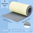 thumbnail image 5 of 1Roll Adhesive EVA Foam Sheets for Art Supplies Paper Scrapbooking Cosplay Halloween Foamie Crafts Gray 300x6mm 2m/roll, 5 of 6