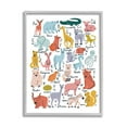 thumbnail image 4 of Stupell Industries Various Animal Alphabet Chart Educational Nature Wildlife Graphic Art Gray Framed Art Print Wall Art, Design by Dominika Godette, 4 of 5