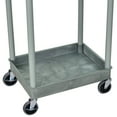 thumbnail image 2 of 2 Shelf Gray Tub Cart, 2 of 4