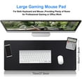 Cmhoo Gaming Mouse Pad Size 27.5x11.8 Thickness 0.12 inches,PremiumTextured NonSlip