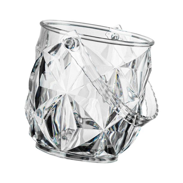 Cubo de vino de champán, contenedor de cubitos de hielo, botella reutilizable de bebidas, cubo de hielo enfriador de hielo para buffet de suministros 13cm perfecl cubeta de hielo