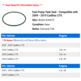 thumbnail image 2 of Fuel Pump Tank Seal - Compatible with 2009 - 2019 Cadillac CTS 2010 2011 2012 2013 2014 2015 2016 2017 2018, 2 of 2