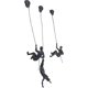 thumbnail image 3 of 3 figuras de adorno colgante de bronce para hombres que hacen rappel y escalan, figuras para colgar en la pared, adornos para rappel, etc., 3 of 5