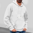 thumbnail image 2 of Wyobmus Flight U.S. Flag Hoodies for Men Casual Printed Sweatshirt Lightweight Long Sleeve Sport Pullover With Pocket Drawstring Workout A-White, 2 of 3