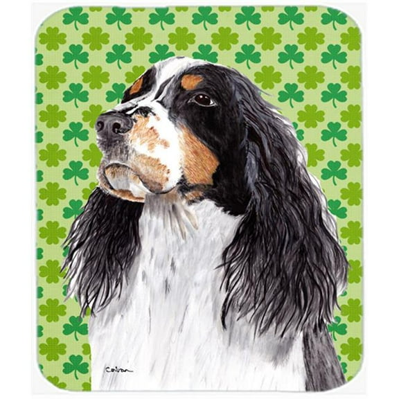 Carolines Treasures  Springer Spaniel St. Patricks Day Shamrock Mouse Pad