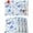 Blue, variant on Valentines Placemats Blue Love Heart Valentines Day Place Mats for Dining Room Balloon Stripe Spot Romantic Washable Table Mats for Kitchen Dining Decorations Set of 6