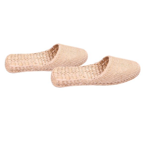 WHAMVOX 1Par Zapatillas Casuales De Paja Tejidas Transpirables Material Resistente