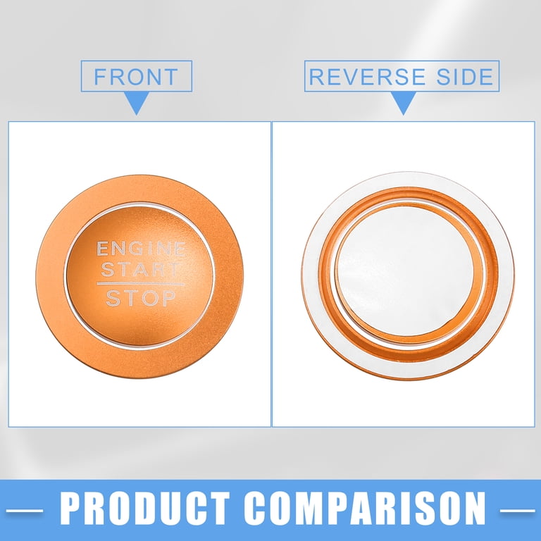 Couvercles Boutons Volume Et Démarrage Pour Honda Civic 2022-2023 - Alliage Aluminium Rouge - Protection Anti-rayures