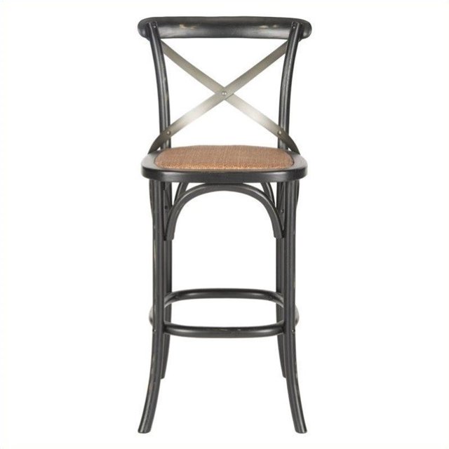 Safavieh Eleanor Oak Wood Barstool in Hickory