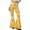 Multicolor, variant on EANJE Christmas Women Pants Christmas Graphic High Rise Slim Fit Flare Trousers Bell Bottom Stretch Fabric Long Trousers Relaxed Fit Daily Wear Bottoms Red M