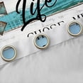 thumbnail image 4 of Homewish Wooden Plank Teens Curtains Pack of 2 (42x84 Each), Blue Green Lake House Cabin Curtains Blackout, Rustic Farmhouse Bedroom Curtains, Living Room Curtains Decor, 4 of 6
