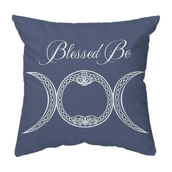 Throw Pillow Blessed Be