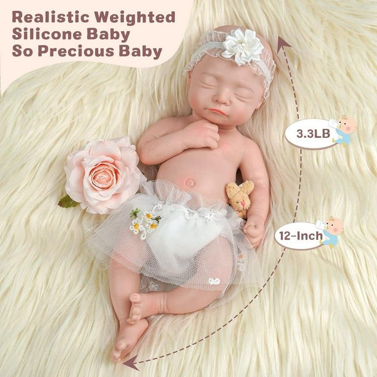 BABESIDE Lifelike Reborn Baby Dolls Twin A - 17 Inches Realistic Newborn  Baby Dolls Soft Body Anatomically Correct Real Life Baby Dolls with Diaper