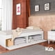 thumbnail image 5 of Base Cama Individual Con Cajones KingsHouse Recamara Blanco, 5 of 7