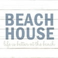 thumbnail image 2 of Allen, Kimberly 12x12 Gold Ornate Wood Framed with Double Matting Museum Art Print Titled - Beach House, 2 of 4