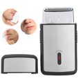 thumbnail image 1 of Maquinilla de afeitar eléctrica para hombres, afeitadoras eléctricas recargables para hombres afeitora de barba profesional con cuchilla emergente para patillas para afeitar, 1 of 7