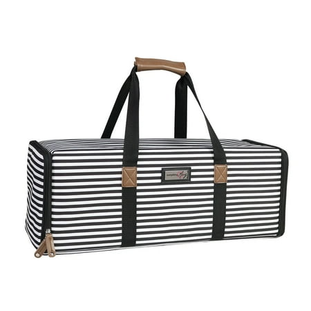 UPC: 0812259046315 | Everything Mary Collapsible Die-Cutting Machine Carrying Case  Black & White Stripes