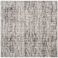 thumbnail image 1 of Safavieh Adirondack Collection ADR117A Black and Silver Contemporary Square Area Rug (6' Square), 1 of 4