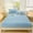 Blue, variant on Fitted Sheet Protective Cover For Bed Mattress Pocket Fitted Sheet Winter Warm Breathable Non Slip For Care Bed Sheet Quilted Fitted Sheet