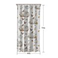 thumbnail image 5 of Fall Pumpkins Leaves Pattern Shower Curtain 36"x72" ,Bathroom Decorative Shower Curtains Set with 12 Hooks,Modern Waterproof Washable Shower Curtain, 5 of 6