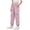 Pink, variant on Xyant Girl's Cargo Pants Casual Hiking Loose Fit with Multi Pockets Hight Waist Trousers (Purple,11-12 Years)