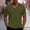 Army Green, variant on Men's V Neck T Shirts Summer Casual Loose Short Sleeve Tees Stylish Fitted Stretch Textured Loungewear Waffle Knit T-Shirt for Men Navy 3XL