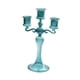 thumbnail image 2 of Portavelas de cristal, portavelas cónico, adorno de candelabro, portavelas de cristal, portavelas de cena para chimenea, fiesta, aniversario Azul, 2 of 9