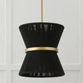 thumbnail image 2 of 1 Light Pendant-Bleached Natural Rope/Patinaed Brass Finish    -Traditional Installation Capital Lighting 341211Np, 2 of 9