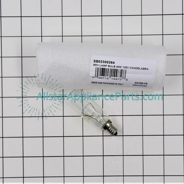 Broan Range Vent Hood Light Bulb SB02300264