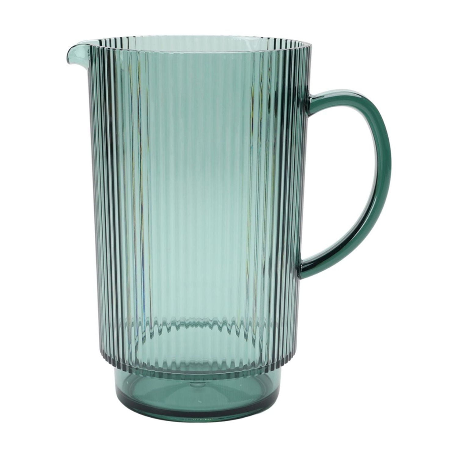 Hometrends Carafe cannelée en acrylique teinté de 69 oz, 1 pièce