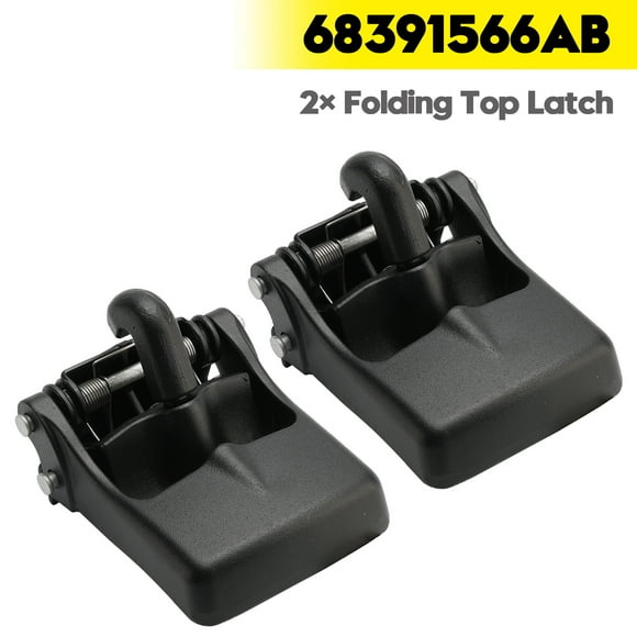 2x Folding Top Latch 68391566AB for Jeep Wrangler Jl Gladiator 2018-2024