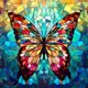 thumbnail image 2 of 5D DIY Taladro Diamante Pintura Mariposa Kit Del Arte 30x30cm, 2 of 9